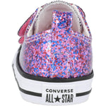 Converse Chuck Taylor All Star 2V Ox Coated Glitter Bold Pink/Black Synthetic 9 US Infant