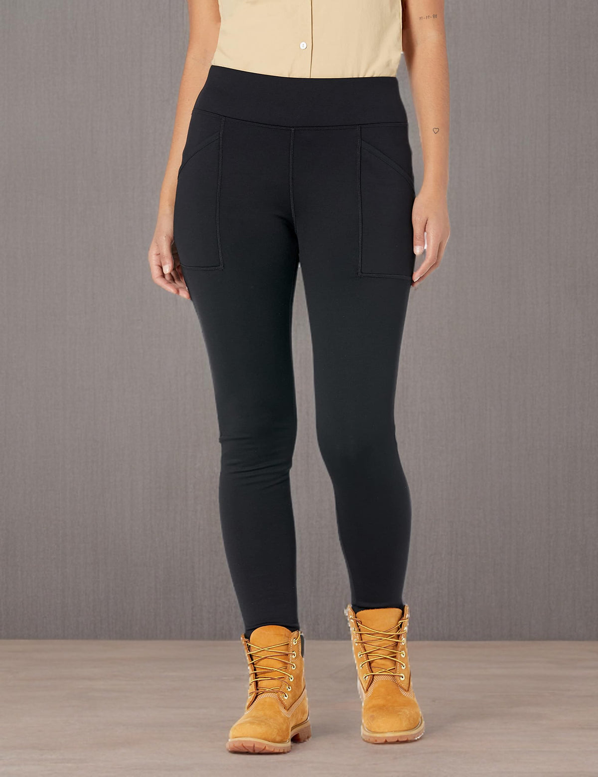 Carhartt Women's Force Fitted Heavyweight Lined Leggings Large Black