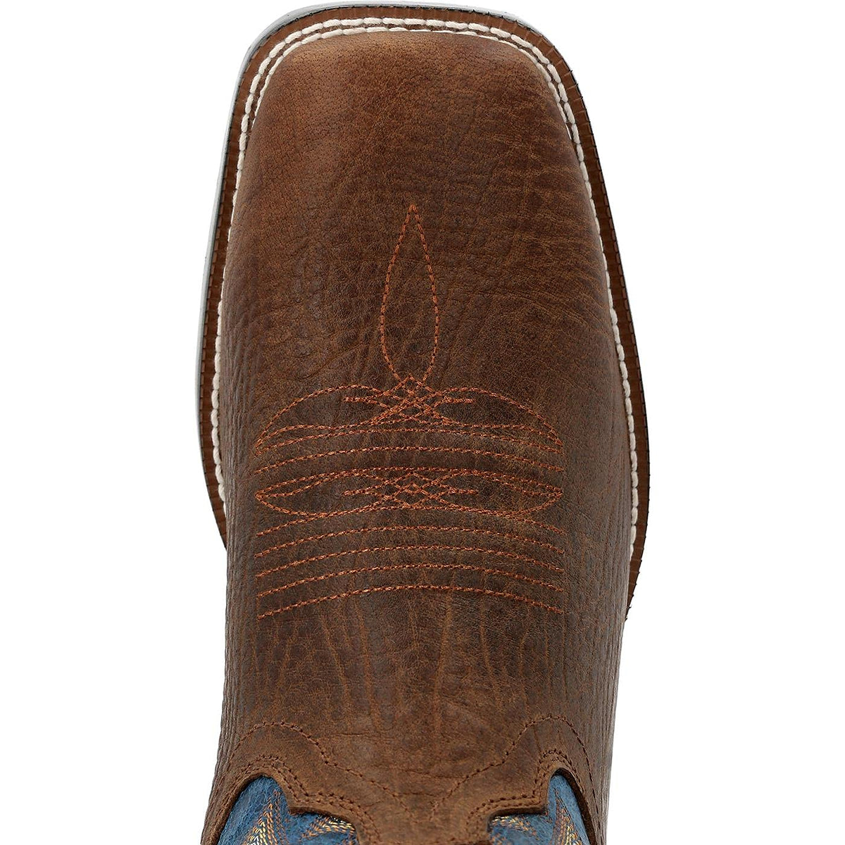 Durango® Westward™ Old Town Brown & Denim Western Boot Size 11.5(W)