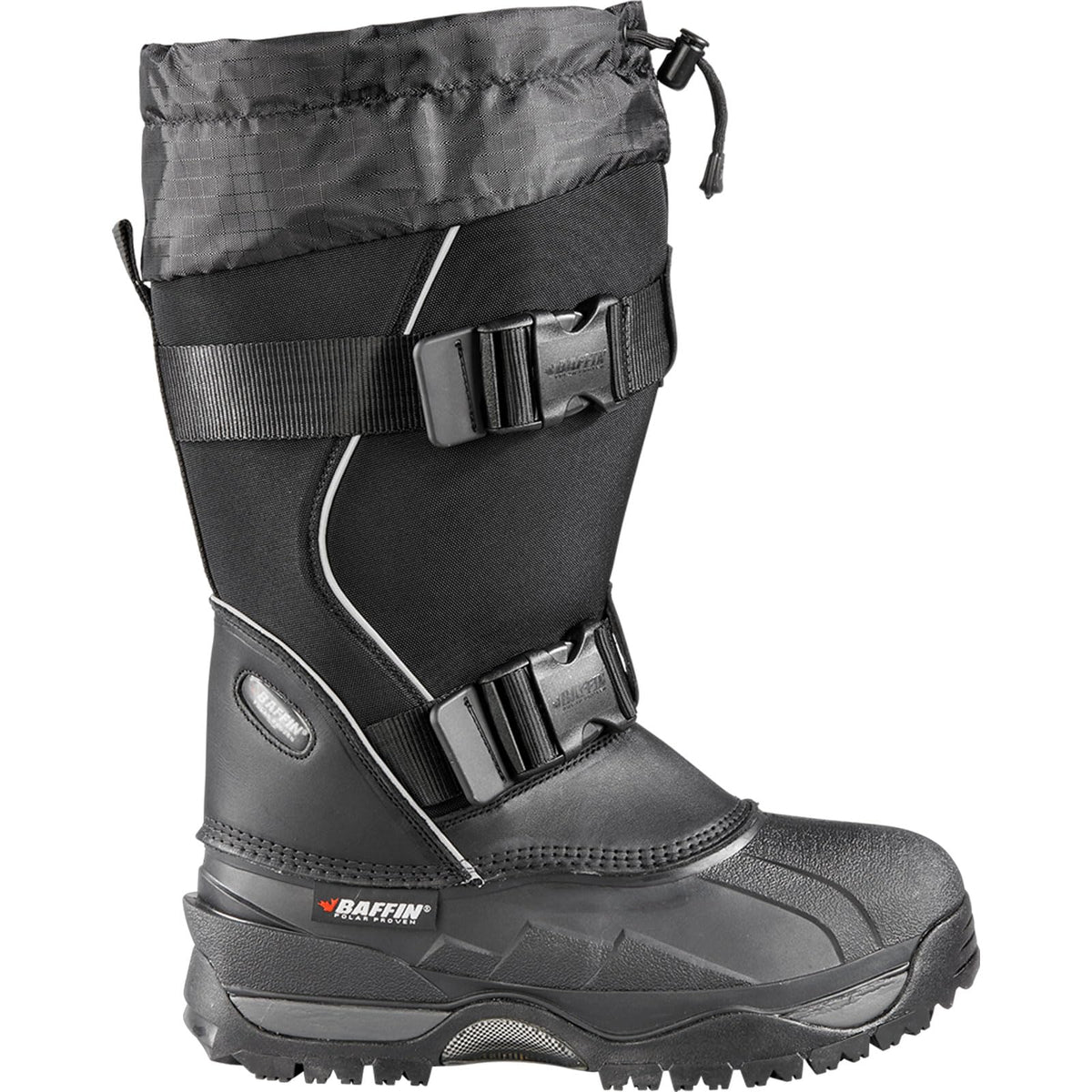 Baffin Impact Men's Winter Boots, Polar Rated, -60 to -76 degrees Fahrenheit, Tall Height, Black, Size 15