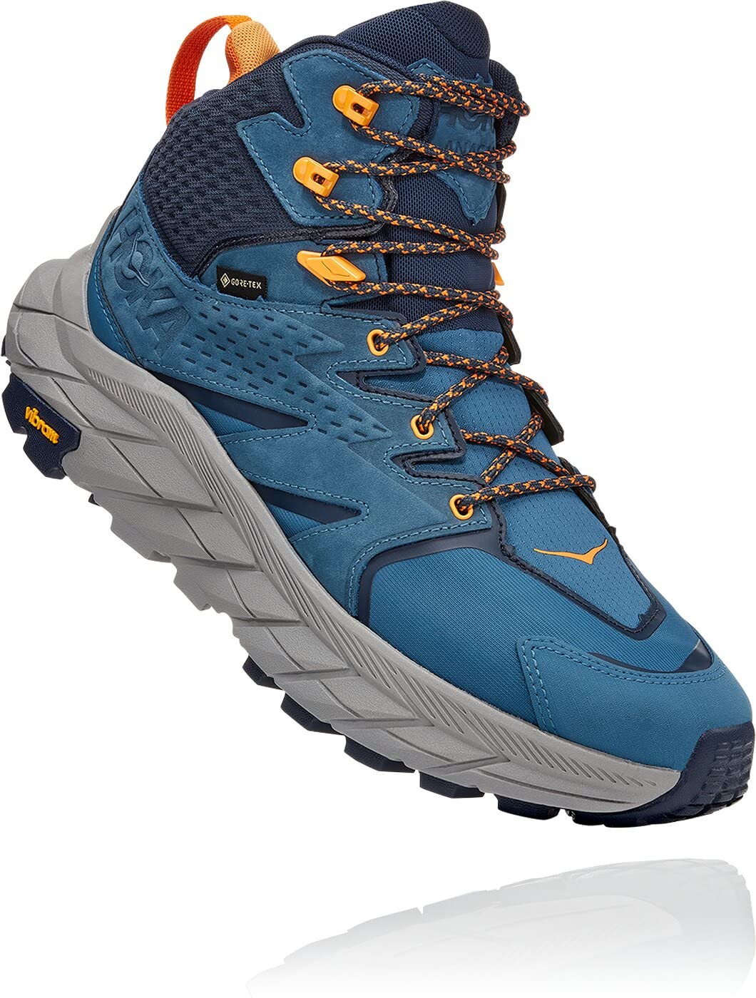HOKA ONE ONE Men's Low-Top Hiking Shoe, Real Teal Outer Space, 13 US