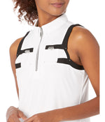 Jamie Sadock Racerback Sleeveless Polo Sugar LG