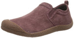 KEEN Women's Howser Canvas Low Height Casual Comfy Durable Slip On Slipper, Andorra/Brown, 11