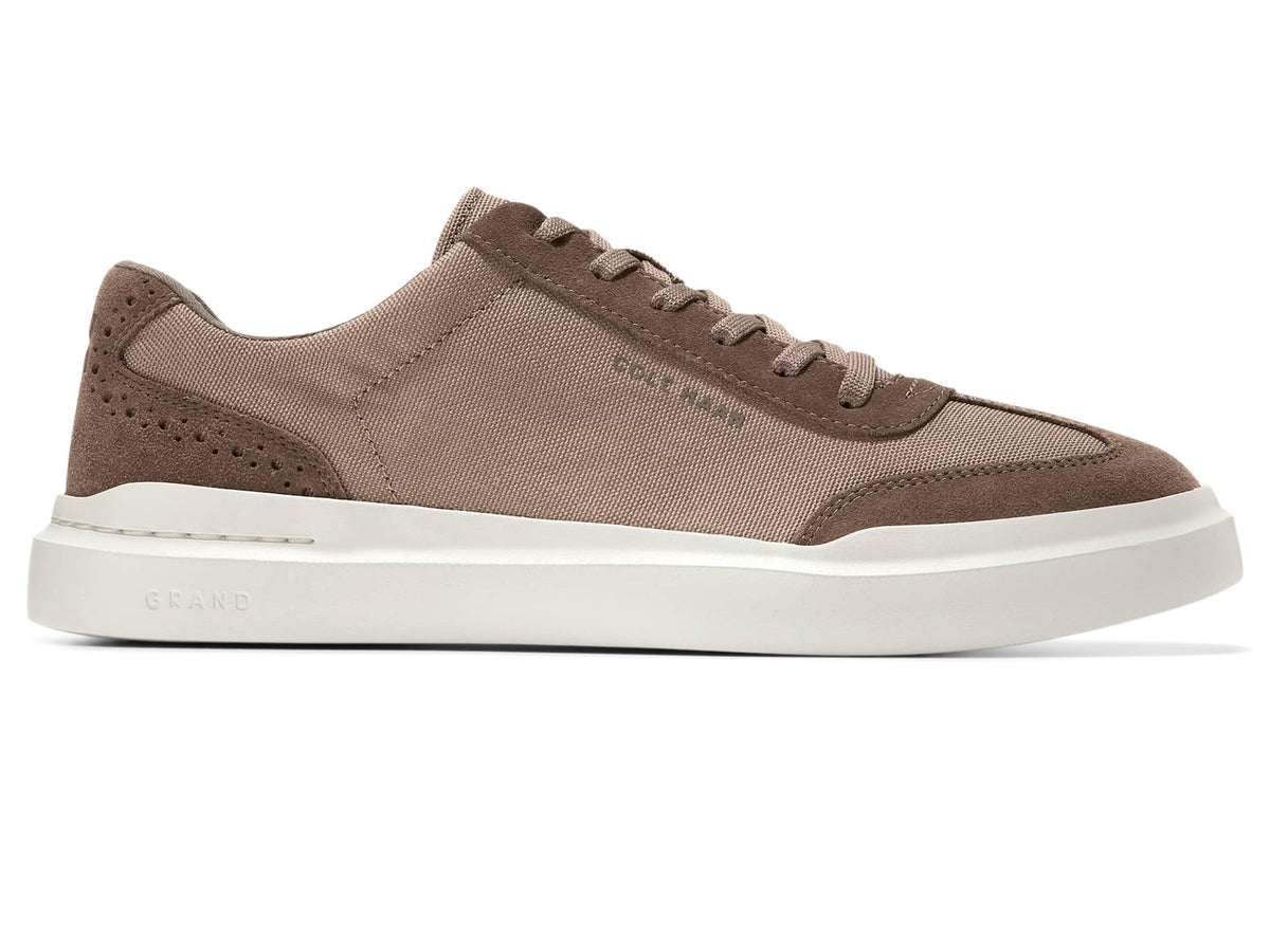 Cole Haan Men's Grandpro Rally Canvas T-Toe Sneaker, Irish Coffee/Truffle, 10