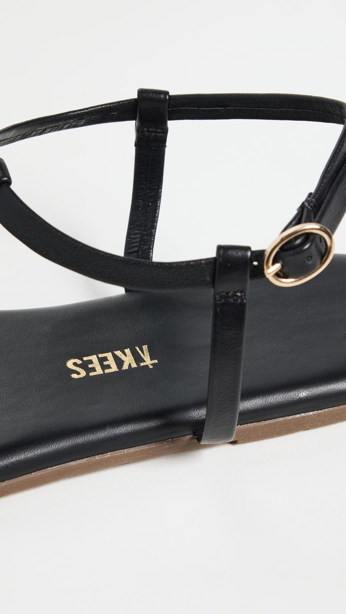 TKEES Women's Mariana Sandals, Black, 9 Medium US