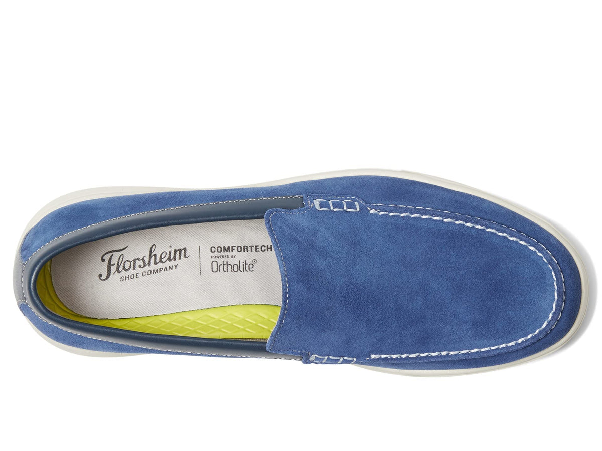 Florsheim Heist Moc Toe Venetian Loafer Mens Slip On 12 DM US Blue