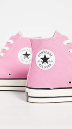 Converse Men's Chuck Taylor All Star '70s High Top Sneakers, Magic Flamingo, Pink, 9 Medium US