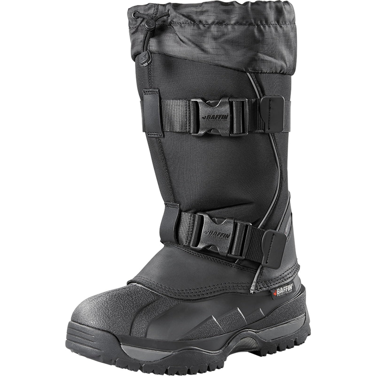 Baffin Impact Men's Winter Boots, Polar Rated, -60 to -76 degrees Fahrenheit, Tall Height, Black, Size 15