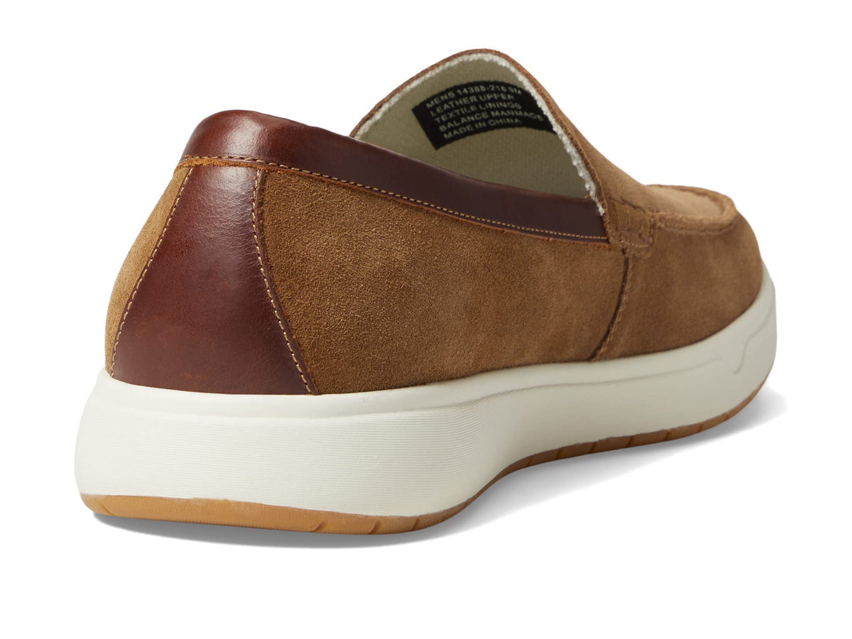 Florsheim Heist Moc Toe Venetian Loafer Mens Slip On 7 2E US Mocha