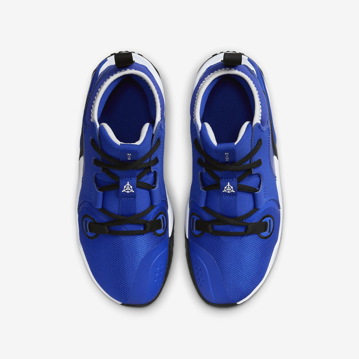 Nike Air Zoom Crossover 2 Big Kids' Basketball Shoes (FB2689-401, Racer Blue/Black/Pure Platinum/Racer Blue) Size 3.5