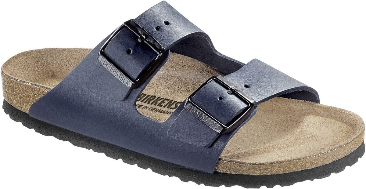 Birkenstock Unisex-Adult Arizona Soft Footbed FLIP Flops, Blue, 13 AU