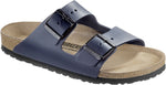 Birkenstock Unisex-Adult Arizona Soft Footbed FLIP Flops, Blue, 13 AU