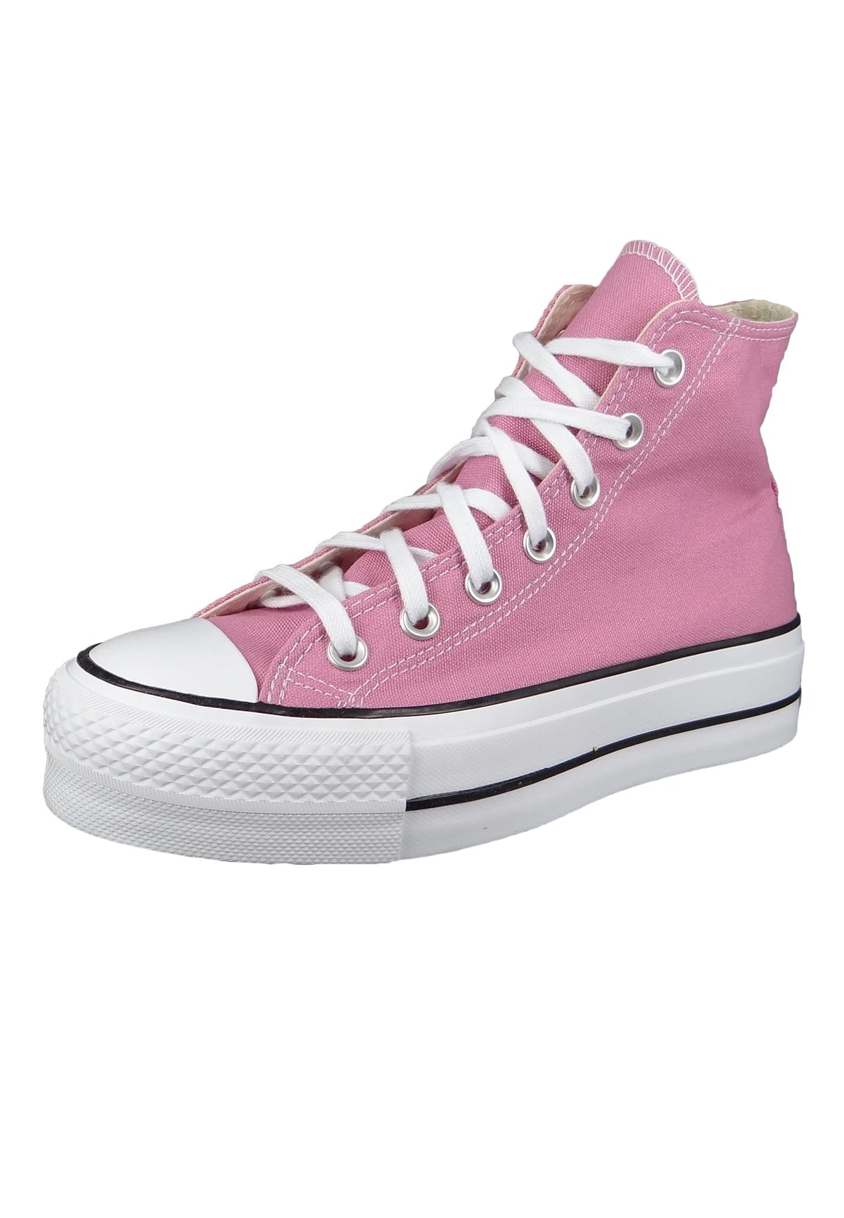 Converse Women's Stylish, Magic Flamingo Black White, 7.5