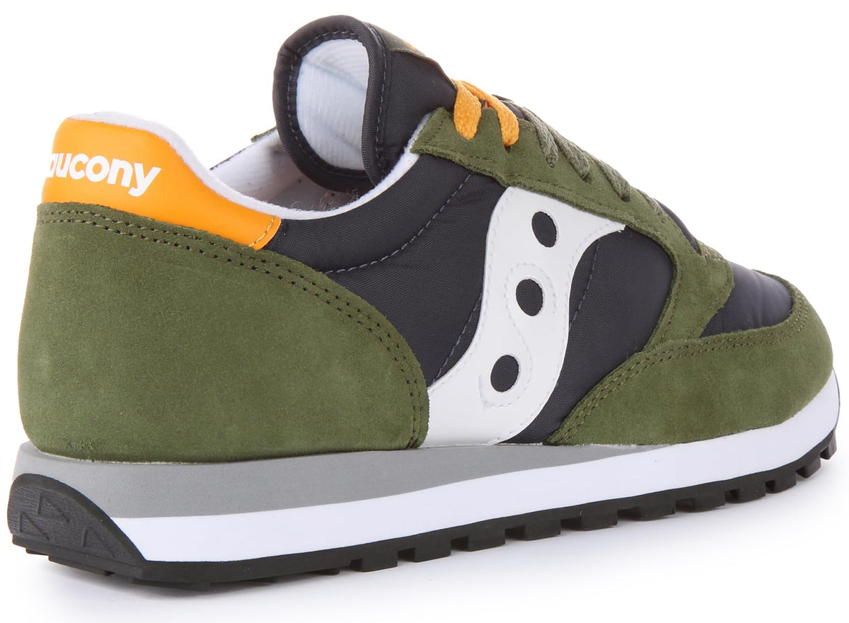 Saucony Men's Jazz Original Sneaker, Green/Navy, 8