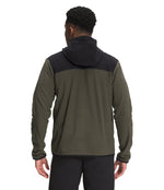 The North Face Men's TKA Glacier Full Zip Hoodie, New Taupe Green/TNF Black, L