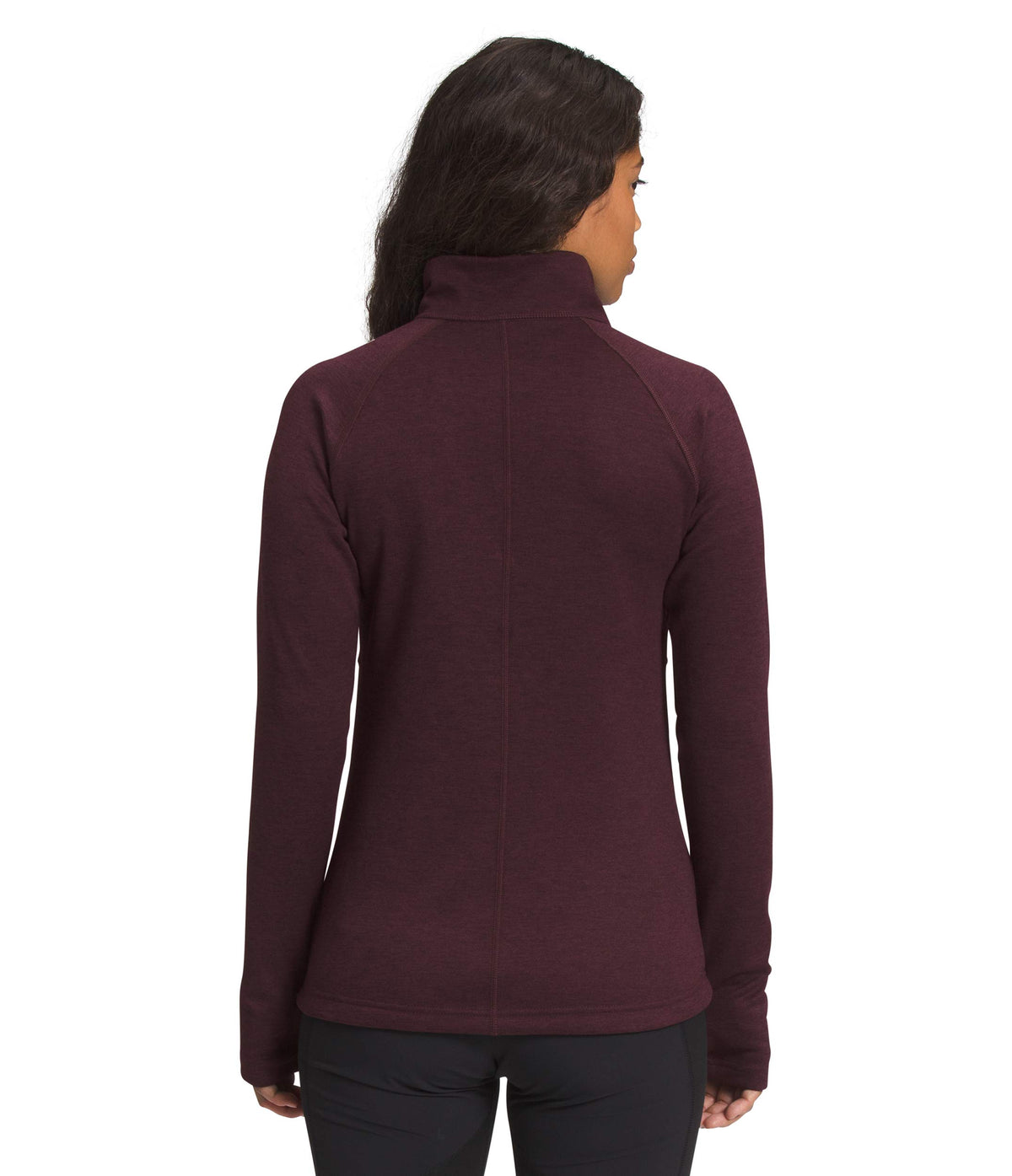 THE NORTH FACE Women's Canyonlands Full Zip Sweatshirt, Root Brown Heather, X-Small