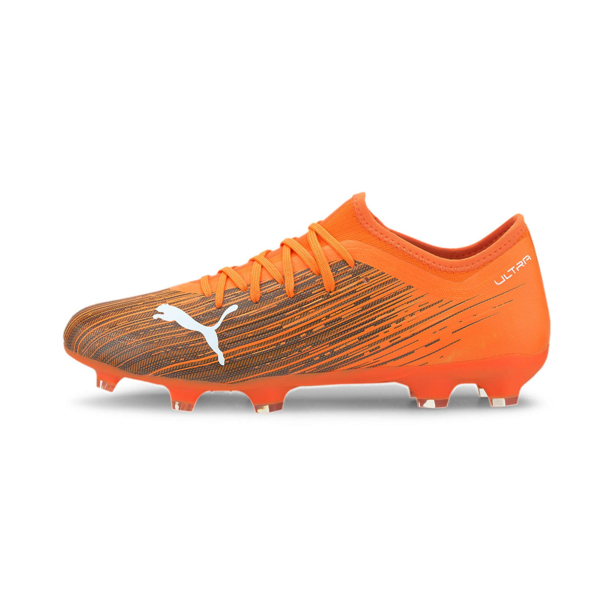 PUMA Men's Football Shoe 10.5 Shocking Orange Puma Black
