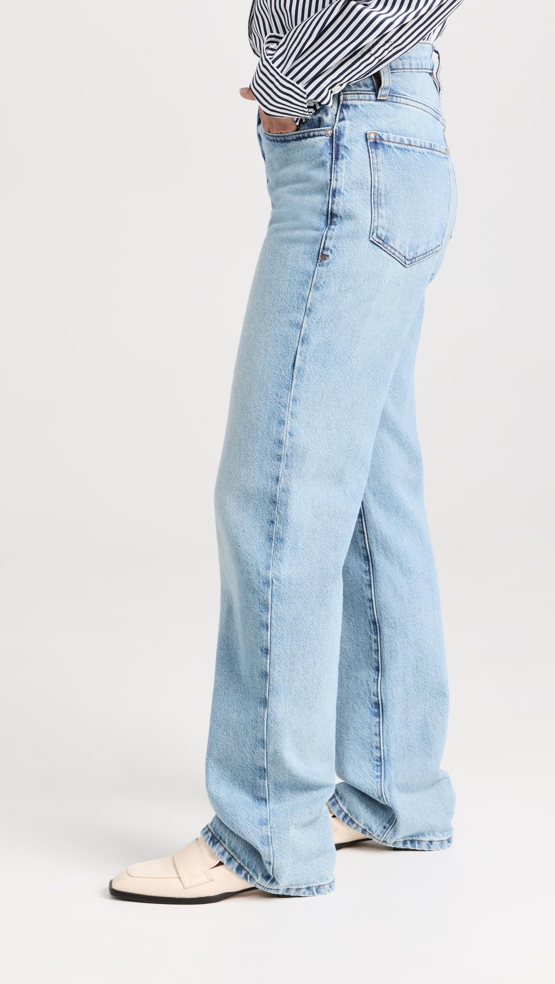 FRAME Women's Petite Le Pixie Jane Jeans, Weston, Blue, 27