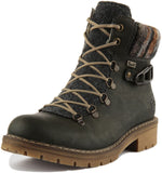 Rieker Women's Sabrina 31 Green Ankle Boot 8.5 M US