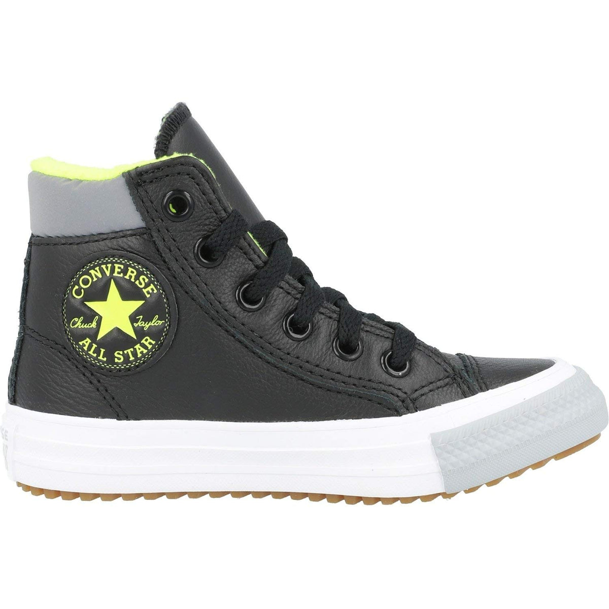 Converse Chuck Taylor All Star PC Boot Hi Utility Leather Black/Ash Stone Leather 6 US Junior