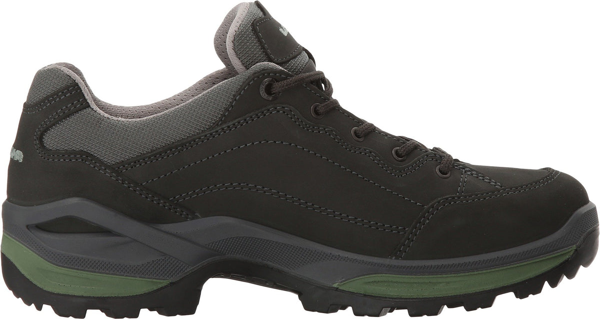 LOWA Womens Renegade Gore-Tex Lo Graphite Jade Nubuck Shoes - 6 US
