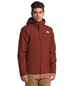 THE NORTH FACE Men's Carto Triclimate® Jacket, Brandy Brown/TNF Black, X-Large