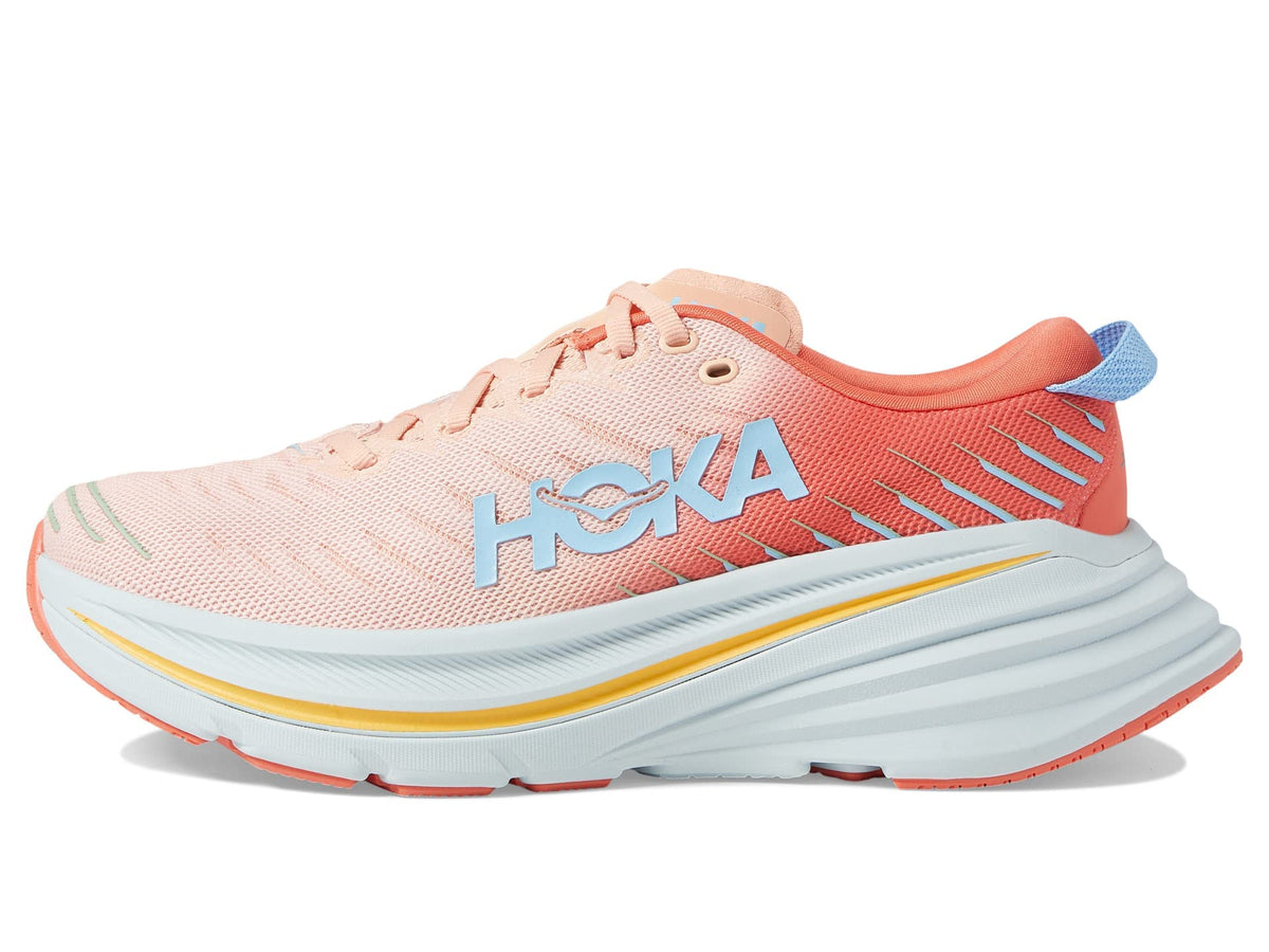 Hoka Bondi X Camellia/Peach Parfait 5 B (M)