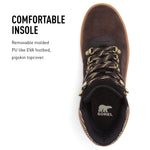 Sorel Women's Joan of Arctic Next Lite Hiker Boot — Blackened Brown, Black — Waterproof Leather & Suede Winter Boots — Size 6