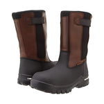 Carhartt Men's Rugged Flex 10" Mud Wellington Composite Toe, Brown/Black -12