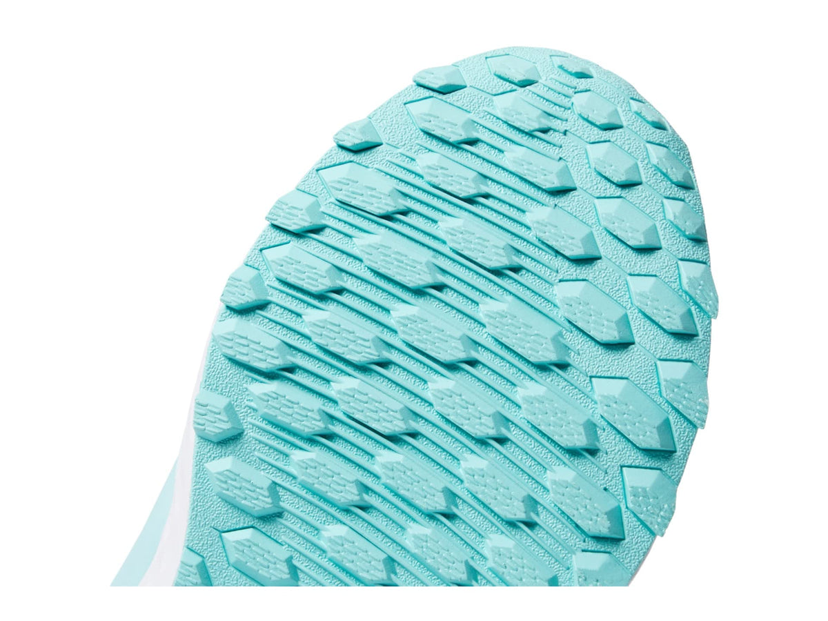 New Balance® Fresh Foam 650v1 Bungee Lace with Top Strap Shoes for Kids – Synthetic Upper – Mesh Lining Light Surf/Peach Glaze 1.5 Little Kid XW