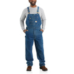 Carhartt Men's Loose Fit Denim Bib Overall 40W x 28L Darkstone