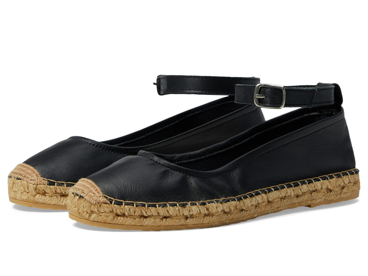 Free People Mason Ballet Espadrille Black EU 37 (US Women's 7) M