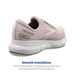 Brooks Women's Glycerin 20 Neutral Running Shoe - Pink/Yellow/White - 5 Medium