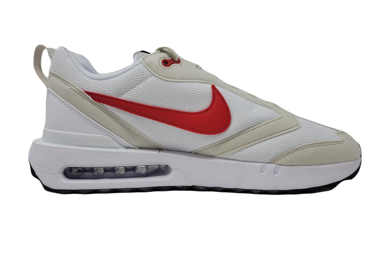 Nike Men's Air Max Dawn, White/University Red, 12 M US