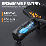 Teslong Inspection Camera, Dual Lens Borescope Camera with Light, NTS300 5" IPS Industrial Endoscope, 1080P Waterproof Flexible Mechanic Fiber Optic Snake Scope Cam for Wall Automotive Engine (3.3FT)