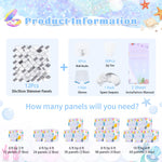 Square Sequin Wall Panels Shimmer Wall Birthday Party Backdrop Decorations Background 3ftx4ft