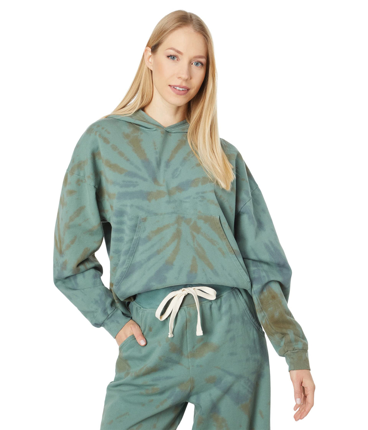 Electric & Rose Helena Hoodie Verde/Clay SM