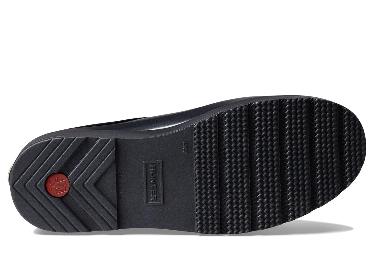 Hunter Original Play Nebula Clogs for Women Offers Man-Made Upper, Waterproof Upper, and Textured Sole and Soft Lining Black 9 M