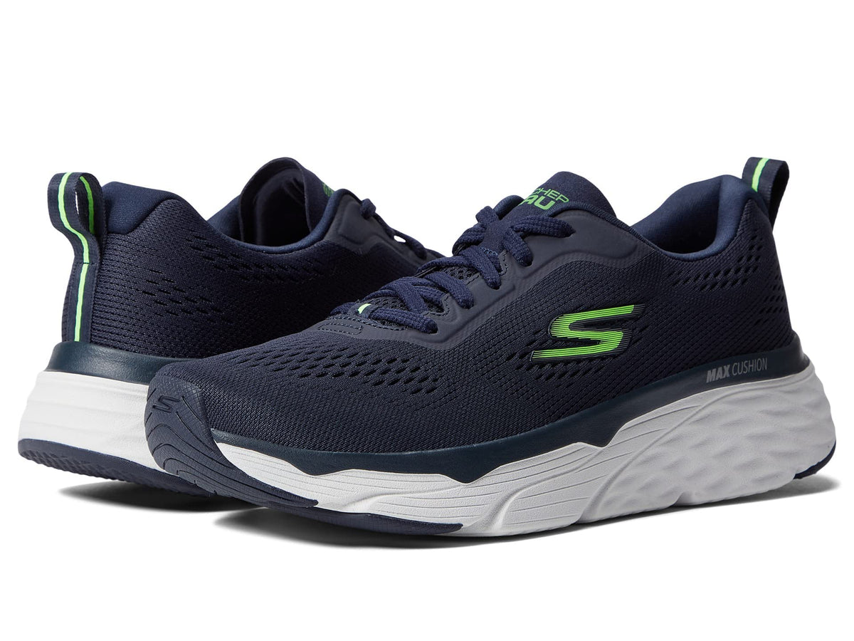 Skechers Max Cushioning Elite - Terminus Navy/Lime 11 D (M)