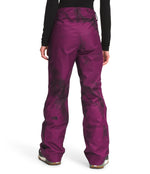 THE NORTH FACE Women's Sally Insulated Snow Pants - Regular, Pamplona Purple Marble Texture Camo Print, XX-Large Regular