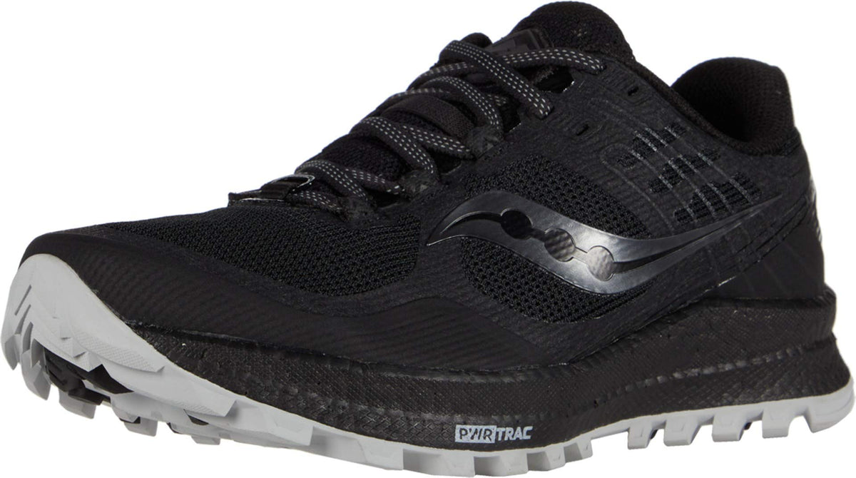Saucony Women's Xodus 10 Walking Shoe, Black, 6.5 M US