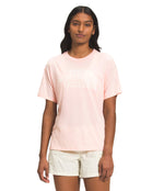 The North Face Half Dome Tri-Blend Womens Tshirt Pearl Blush Heather Sz XS