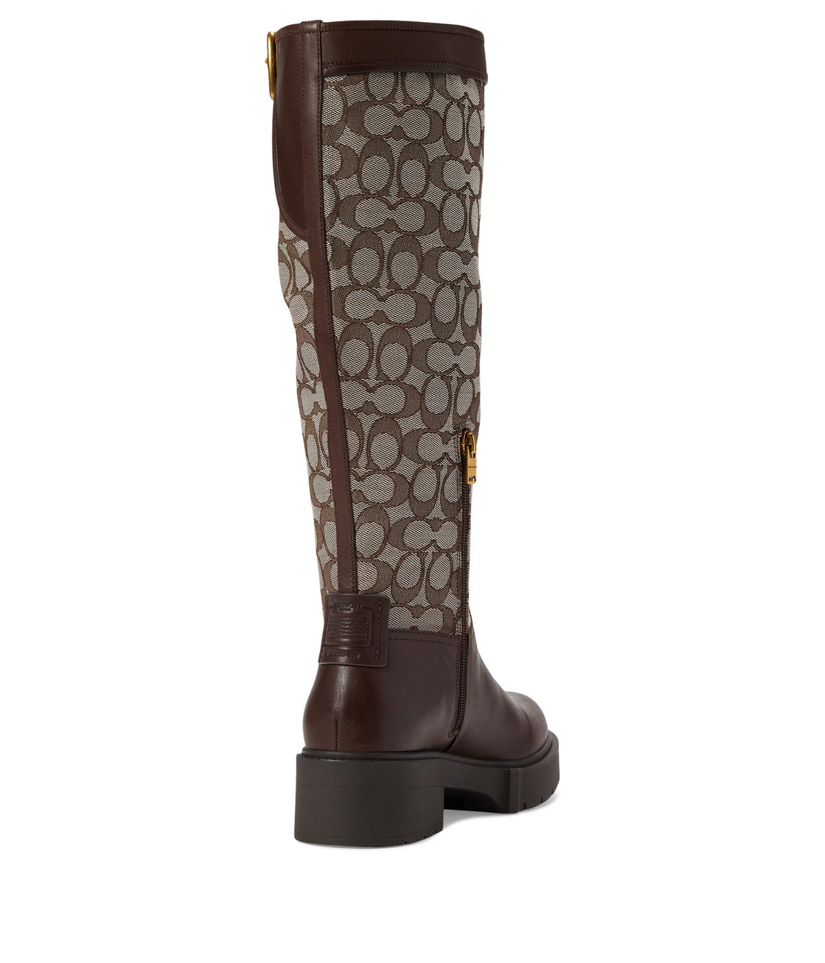 Coach Lilli Jacquard Boot Oak/Maple 5 B (M)
