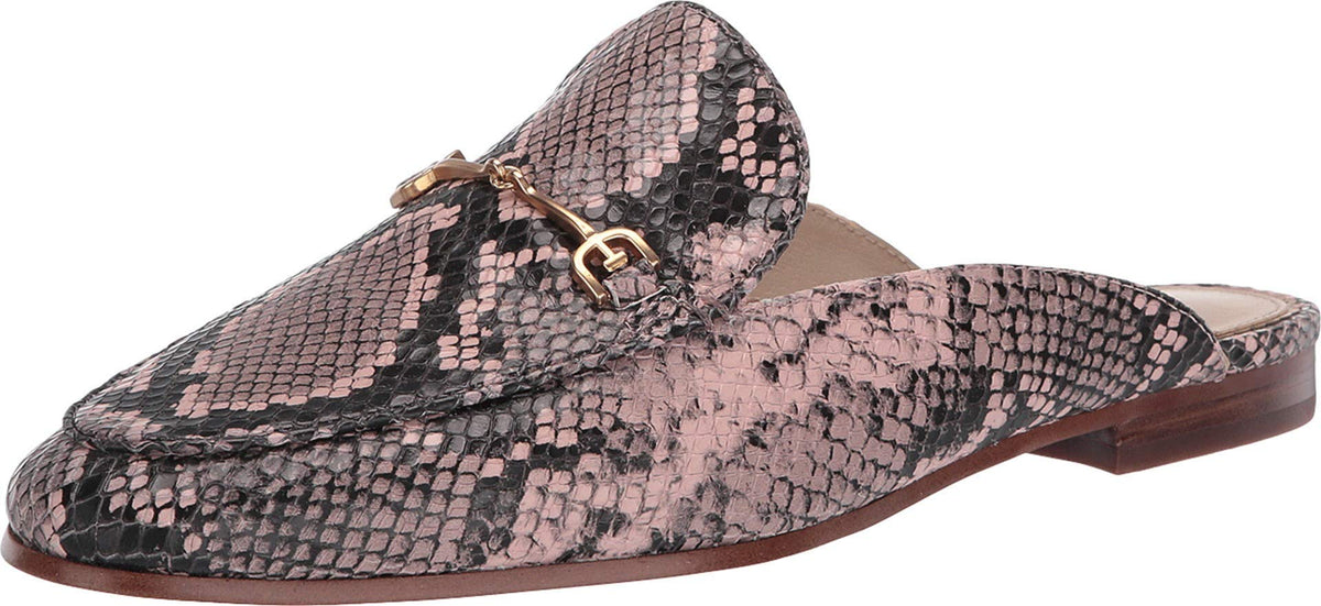 Sam Edelman Linnie Deco Pink Exotic Snake Print Leather 7.5