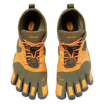 Vibram Men's FiveFingers V-Alpha, Trail Shoe, Military/Orange, 46 EU / 11.5-12 US