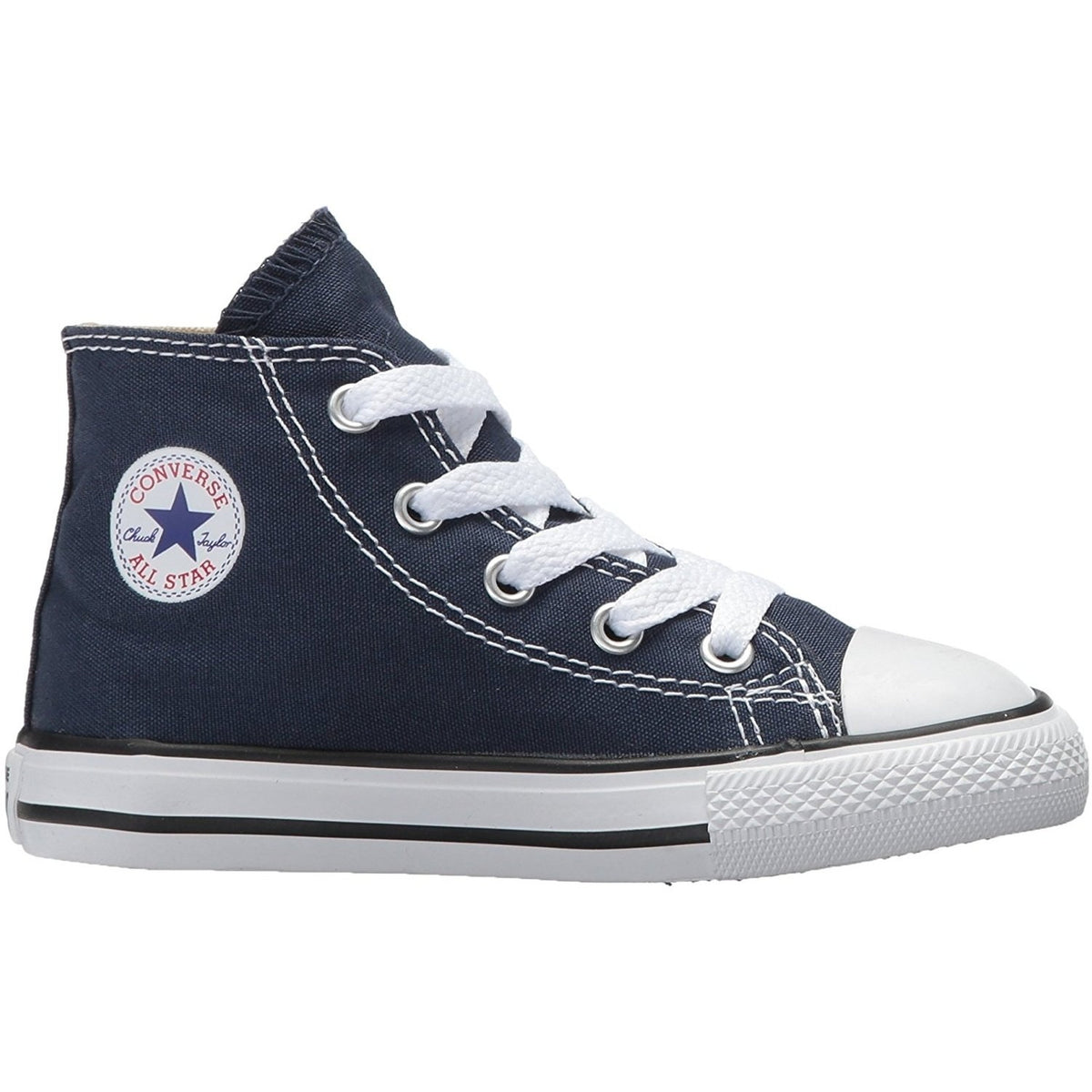 Converse Unisex Child Infant Chuck Taylor All Star Hi Top - Navy - 8 INFT