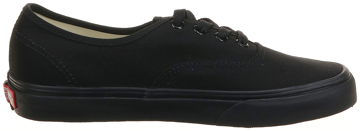 Vans Authentic, Black/Black, Size 7