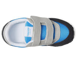 Saucony Jazz Hook & Loop Sneaker (Toddler/Little Kid), Blue/Black/Grey, 11.5 US Unisex
