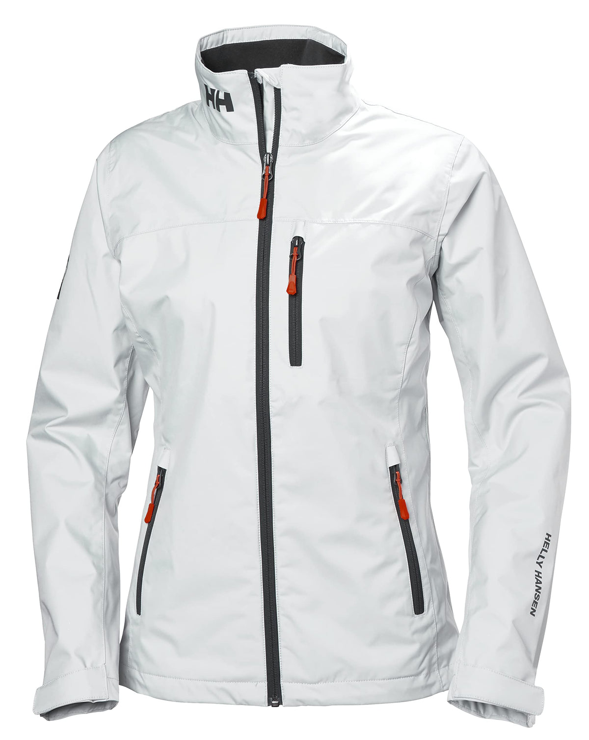 Helly-Hansen Women's Crew Waterproof Windproof Breathable Sailing Jacket, 002 White, XXX-Large
