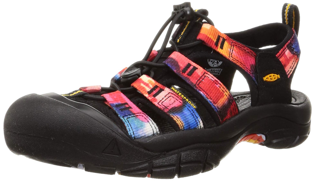 KEEN Women's Newport H2 Closed Toe Water Sandals, New York at Night, 8